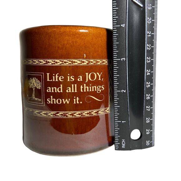 Vintage 1980’s Aramis Shaving Mug Life is a JOY and all things show it USA Rare* - Picture 8 of 10